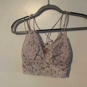 White Lace Strappy bralette